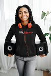 Womens "Blk Squares" Hoodie